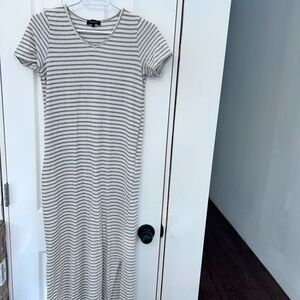 Roolee MAMA striped maxi dress